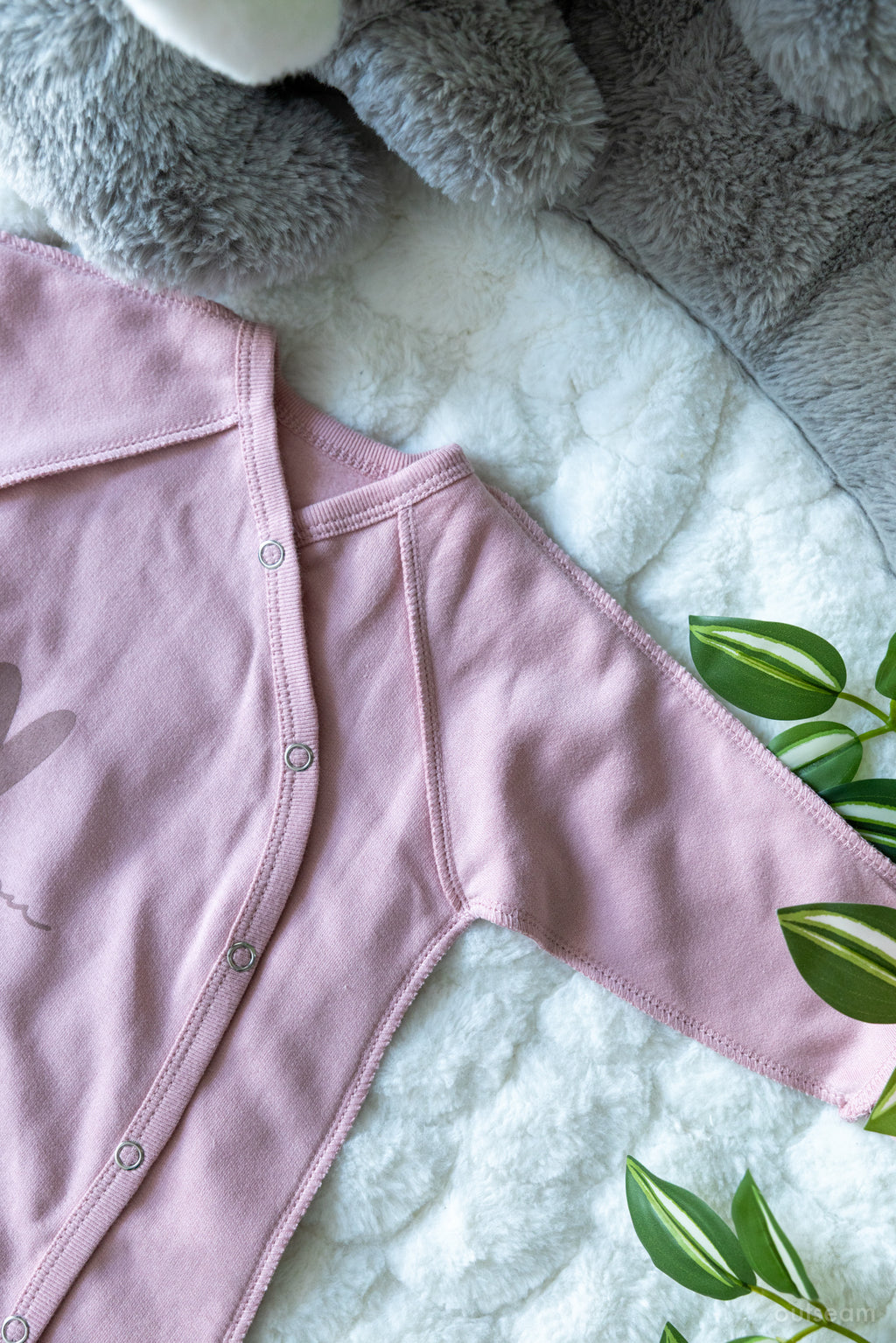 Outseam Sleepsuit Outseam Pink — detail view 3